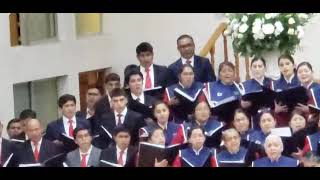 Servicio de Santa cena realizado en Iglesia Evangélica Pentecostal Ovalle, Chile.