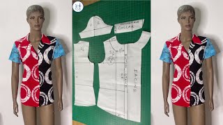 HOW TO CUT AND SEW A CAMP COLLAR SHIRT