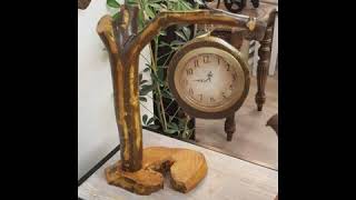 beautiful wood clock design ideas