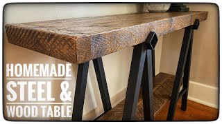 Industrial Style Modern Table Build