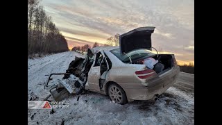 13.12.2021 на трассе Екатеринбург-Курган столкнулись три автомобиля