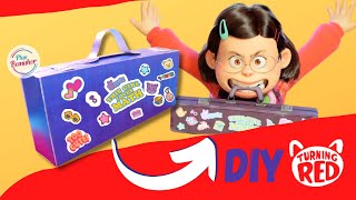 COMO HACER LA MALETA DE MEI LEE 💥 Manualidades 𝗧𝗨𝗥𝗡𝗜𝗡𝗚 𝗥𝗘𝗗 💥 Regalo para niños