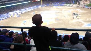 Zhi went to monster truck jam!