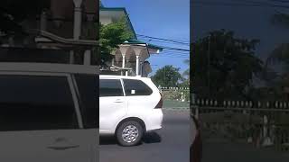 di depan masjid di kota Kediri