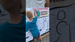 Coloring Michigan glass project banner at the glass project #art #coloring #glassblowing #diy #fun