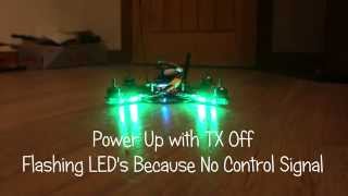 Naze 32 - Cleanflight - Neopixel 8 LED's on 250 Kwad