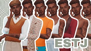 📐 Making an ESTJ in the Sims 4 📐\\ Create a Sim \\ 16 Personalities Series