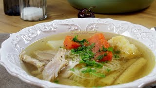 Hungarian Cold Remedy - Chicken Soup (Csirkehúsleves)