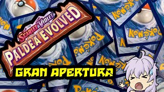 【Pokemon TCG】Paldea Evolved Opening con los chicos... cuidado que roban WAIFUS