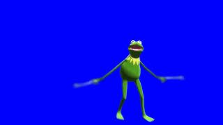 (MMD) Kermit Leek Dance - blue screen