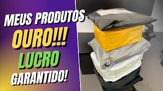 UNBOXING!! Meus Produtos OURO! LUCRO GARANTIDO!!