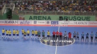 BRASIL 10 x 1 Uruguai - Grand Prix de Futsal 2018 - 1ª Rodada