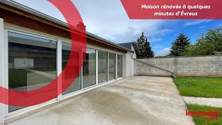 À VENDRE - Maison rénovée à Arnières-sur-Iton