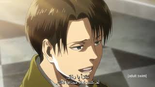 Attack On Titan Season 3 English Dub Historia Slaps Levi العمالقة