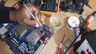 ASRock G41M-VS3 Power Problem Repair | How To Repair Restart Problem By Tanvir Computer & Scientist