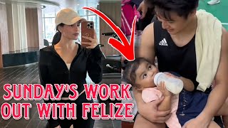 PAANO MAG WORK OUT SI DADDY MCCOY KUNG KASAMA SI FELIZE | izyTV