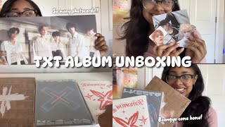 TXT ALBUM UNBOXING!!