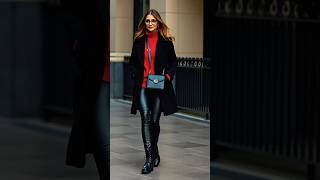 5 Sleek Ways to Rock a Black Coat for Fall Winter 2024! #fashion #style #shorts