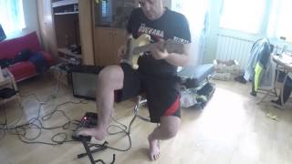 Guitar Jam Fender Strat, Hot Rod Amp, Boss ME 80 - makemoneyrelax