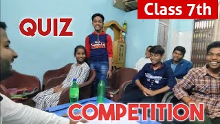 class 7th डिक्सनरी जीतो quiz competition 😃 class 7th quiz competition  || Gk test in school