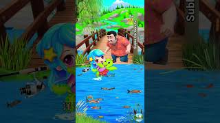 জলপরী ও চিন্টুর বাবা | chotoder mojar cartoon | bangla cartoon #shorts