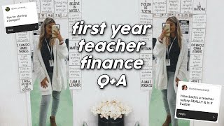 Finance Q&A: First Year Teacher Salary, Paying Off Student Loans, Saving Money, Debt Free Journey