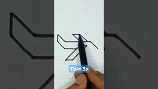 Easy Plant Drawing - Gambar Pesawat Terbang mudah #shortvideo #art #short #shorts #drawing