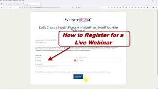 How to Register for a GotoWebinar