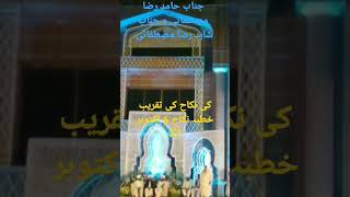 رضا ثاقب مصطفائی صاحب کے شہزادوں کا نکاح 1/3 حصہ