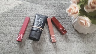 NARS Products -Powermatte Lipsticks, Afterglow lipbalm, PURE RADIANT TINTED MOISTURIZER SPF 30/ PA++