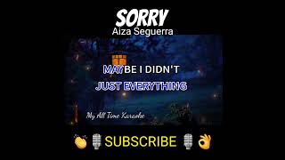 Sorry #aizaseguerra #sorry #karaoke