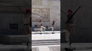 Changing of the guard Athens Greece