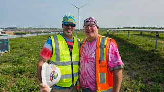 Traveling union electrician:solar farm week 9.#travelingunionelectrican #ibew