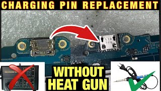 How to change charging port without heat gun charging pin replacement #howtofix #uhphonefixer