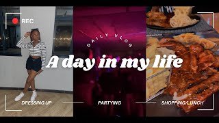 Spend the day with me | Daily Vlog | Shopping | Lunch | Partying #sayoutubers #nmu #shopping