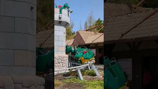 Dragon's Apprentice #rollercoaster #coffindance #fun #shorts