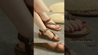 latest collection of flat sandals for women with stylish look