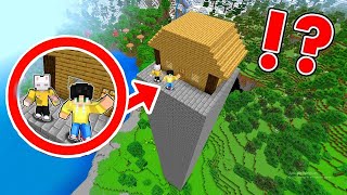 Climbing THE TALLEST SECRET TOWER in Minecraft PE! (Tagalog)