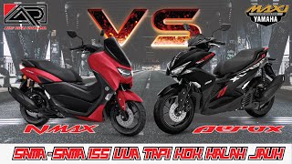 Test Drag Herex Nmax vs Aerox | Mesin standart 155 vva semua