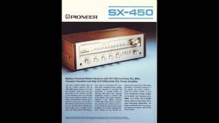 PIONEER SX 450 BROCHURE