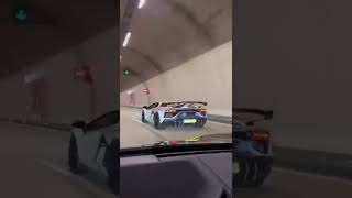 Lamborghini Aventador SVJ Roadster Tunnel ASMR || #shorts