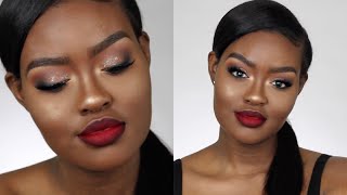 Classic Red Lip Valentine's Day Makeup Tutorial | Shanny Stephens