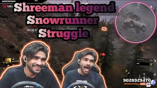 Watch Shreeman Legend's Snowrunner Journey: Fun and Struggle?