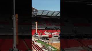 LFC Crest on new Anfield Road Stand #anfieldexpansion #liverpoolfc #shorts