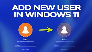 How To Add a New User in Windows 11