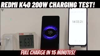 Redmi K40 200W Charging Test ! Xiaomi 200W Charger | Xiaomi 200W Charging test!