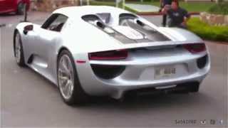 Porsche 918 Spyder Driving and Showing Off!