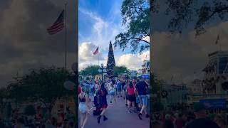 When You Walk Into Magic Kingdom & See The Tree For The First Time 🎄🙏🏼 #magickingdom #disney