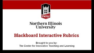 Blackboard Interactive Rubrics Workshop 2/15/2024