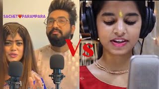 Aigiri nandini Competition 🔥 #sachetparampara  vs #maithili  thakur🔥🔥 Who is the best❤️💜